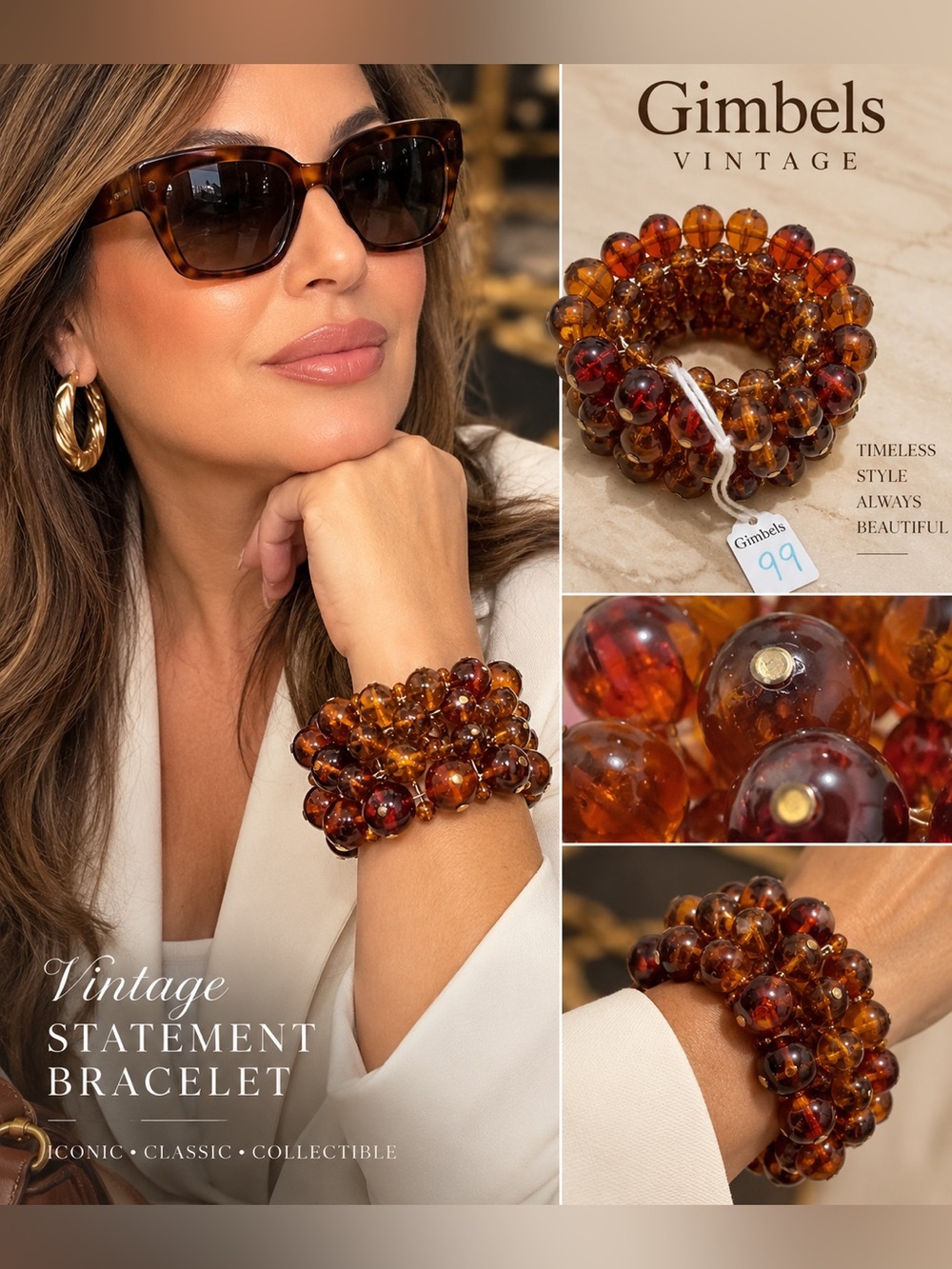 Gimbels vintage bracelet